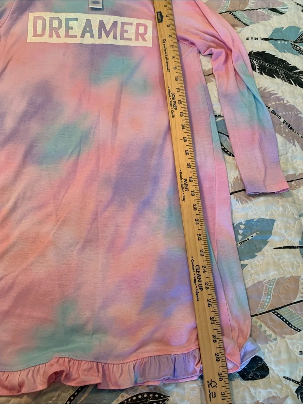 The Children's Place Pastel Tie-Dye Rainbow Long Sleeve Nightgown set of 3